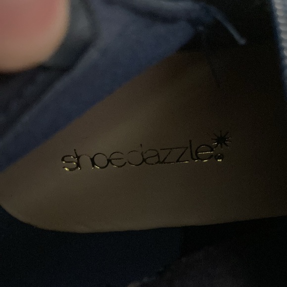 Navy blue over the knee boots - Picture 9 of 9